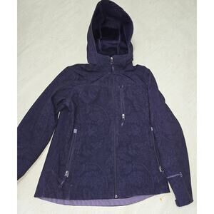 Free Country Purple Woman's Winter Jacket With Detachable Hood Size Small